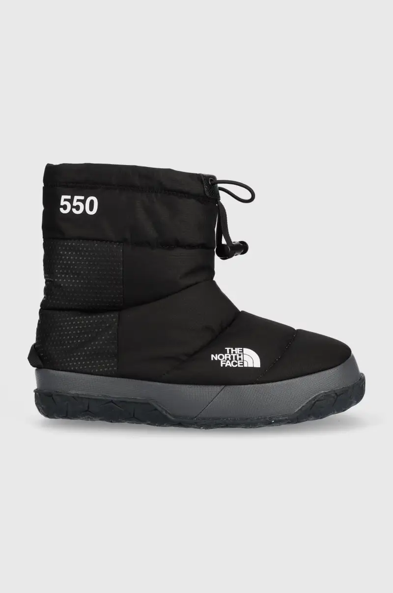 The North Face stivali da neve WOMEN S NUPTSE APRES BOOTIE Nero