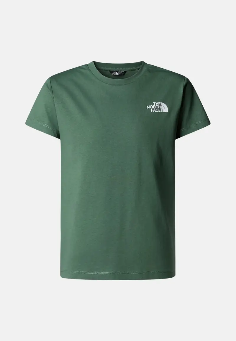 The North Face T-shirt Bambina Verde 917701