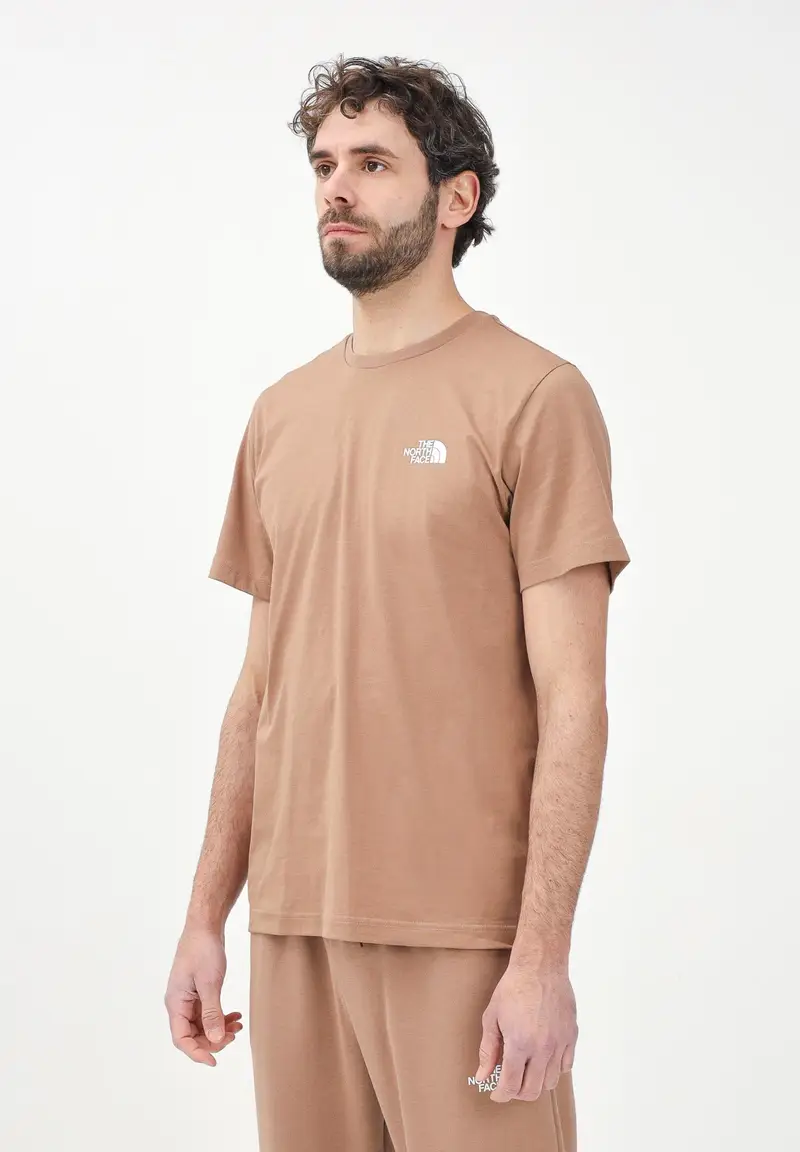 The North Face T-shirt Uomo Marrone 917822