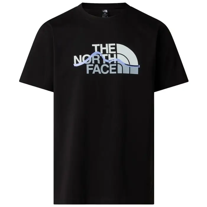 Mountain Line SS Graphic M - T-shirt - uomo Black