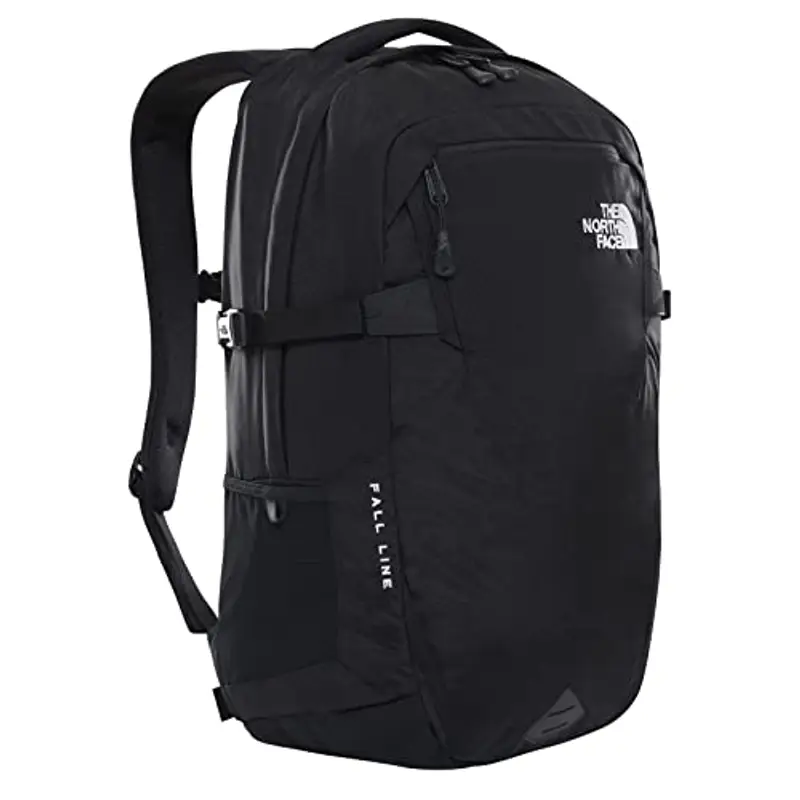 The North Face Zaino Fall Line - Zaino riflettente per la scuola, il lavoro e i viaggi con custodia per laptop foderata in pile - TNF