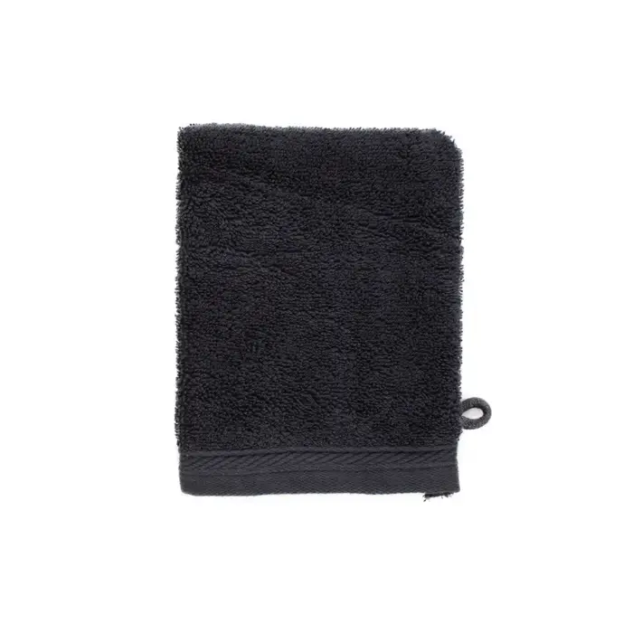 The One Towelling Guanto da bagno in cotone organico Gris