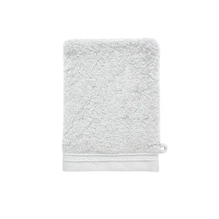 The One Towelling Guanto da bagno in cotone organico Gris