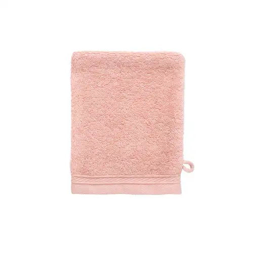 The One Towelling Guanto da bagno in cotone organico Rose