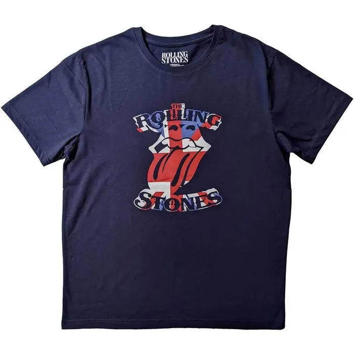 T-shirts a maniche lunghe The Rolling Stones RO629 Blu