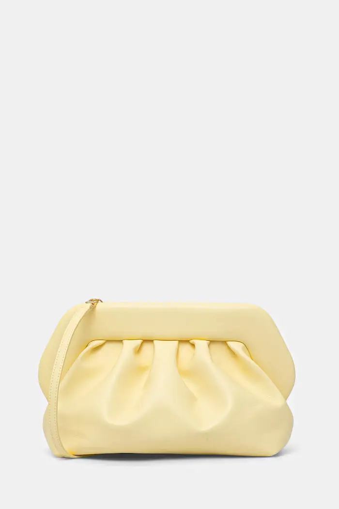 Themoire borsa a tracollo da donna in similpelle Giallo