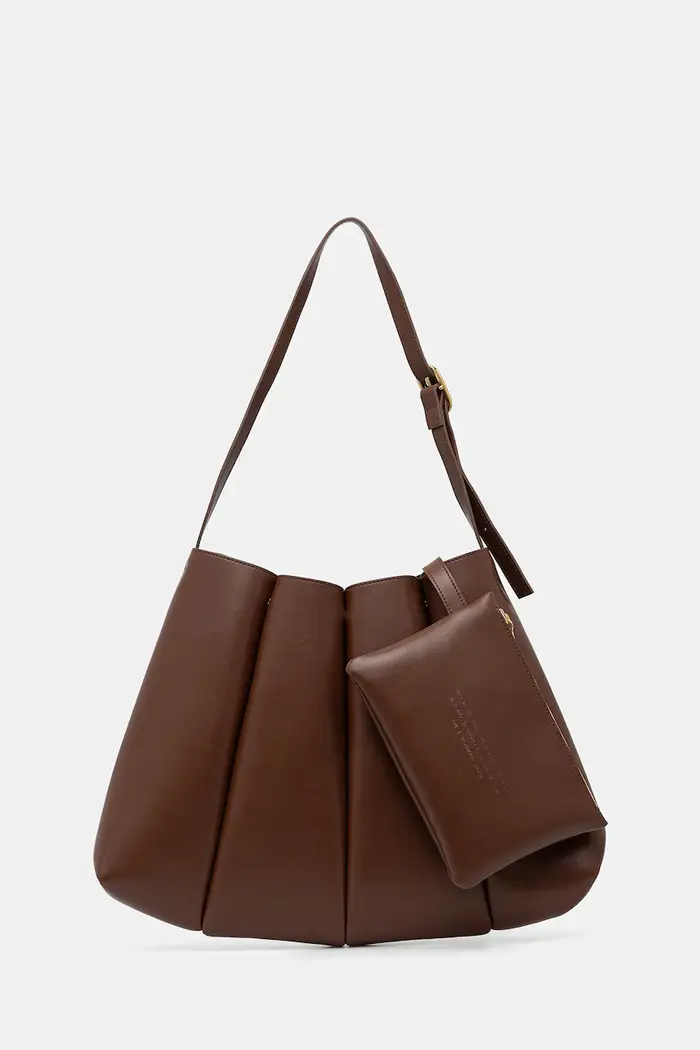 Themoire borsetta Calipso Marrone