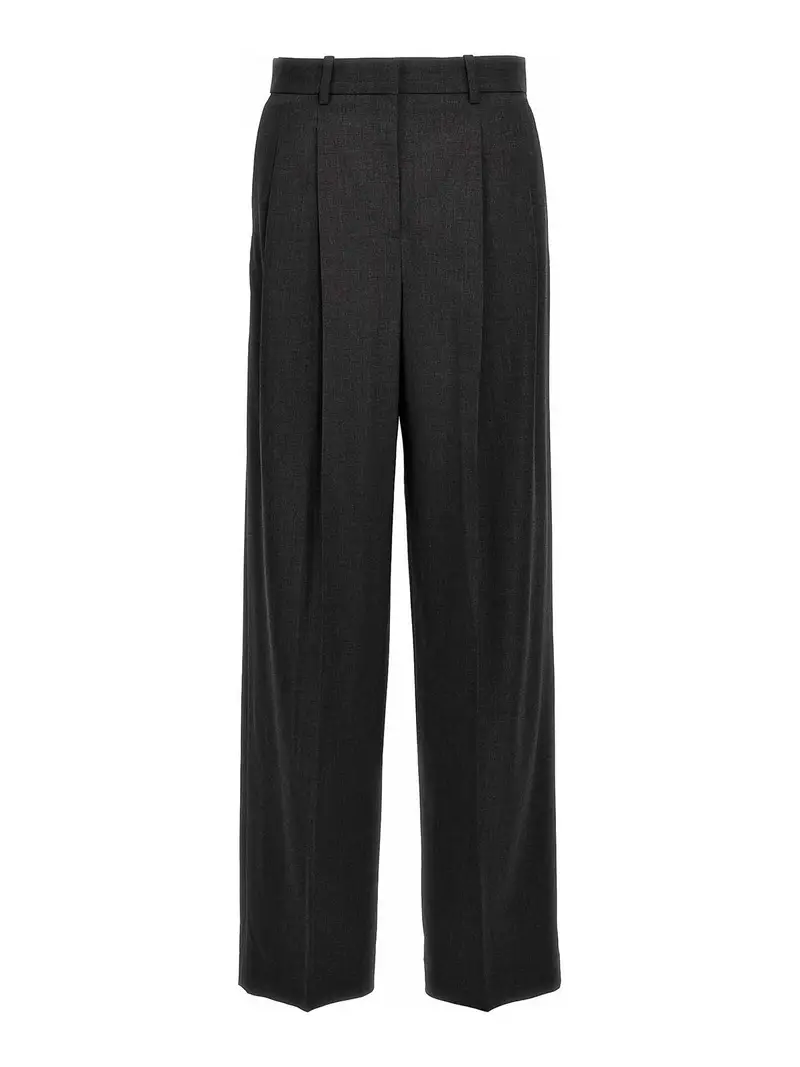 Pantaloni a gamba larga Grigio