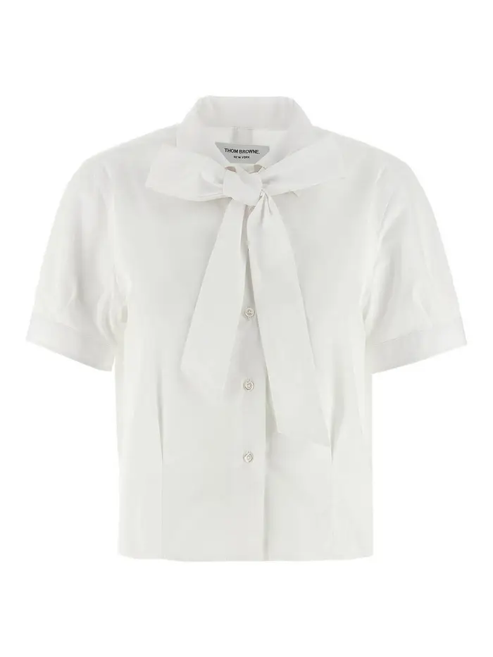 Thom Browne Camicia a fascia Bianco