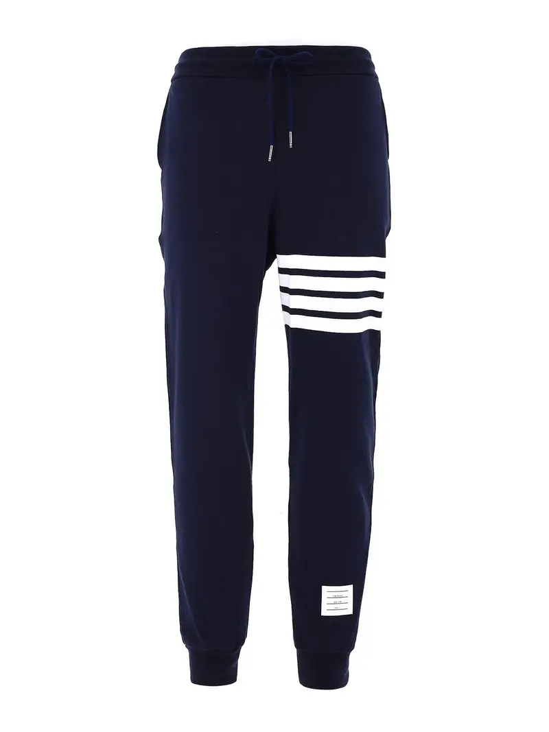 Thom Browne Joggers Engineered 4-Bar Blu
