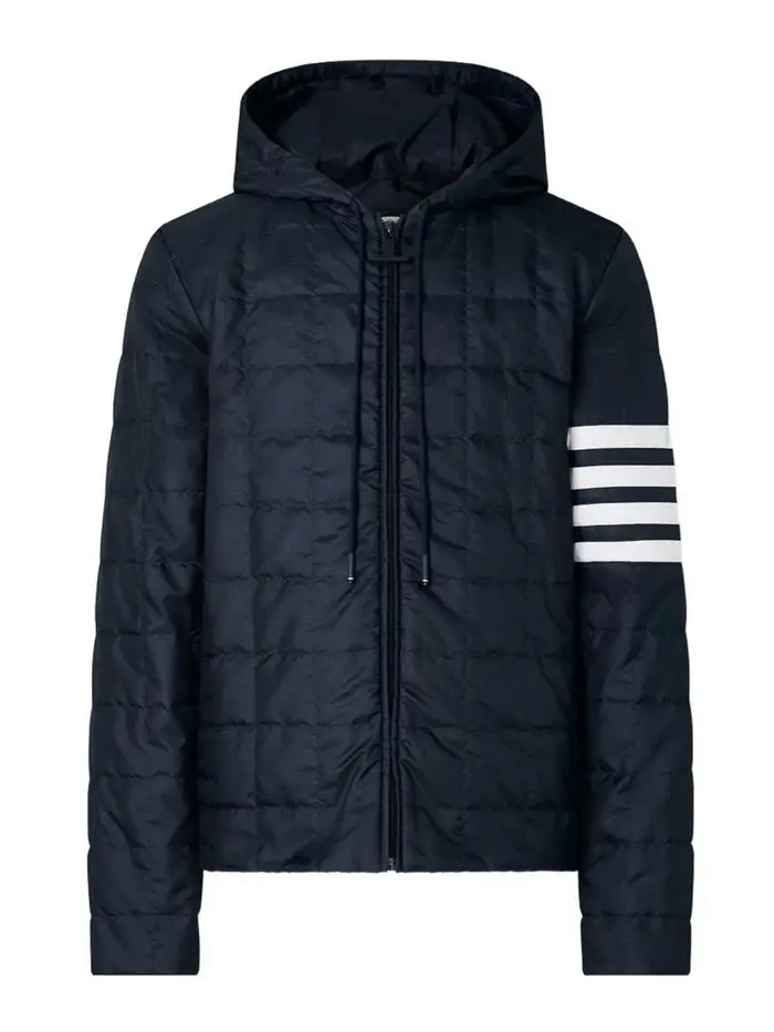 Thom Browne Piumino corto Blu