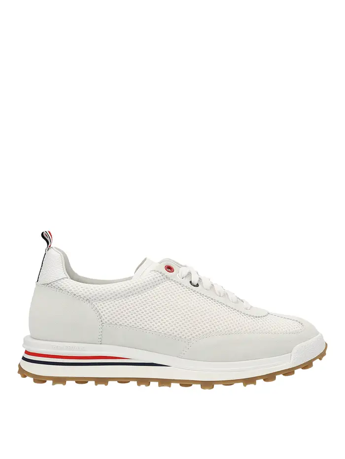 Thom Browne sneaker da corsa tecnica Bianco