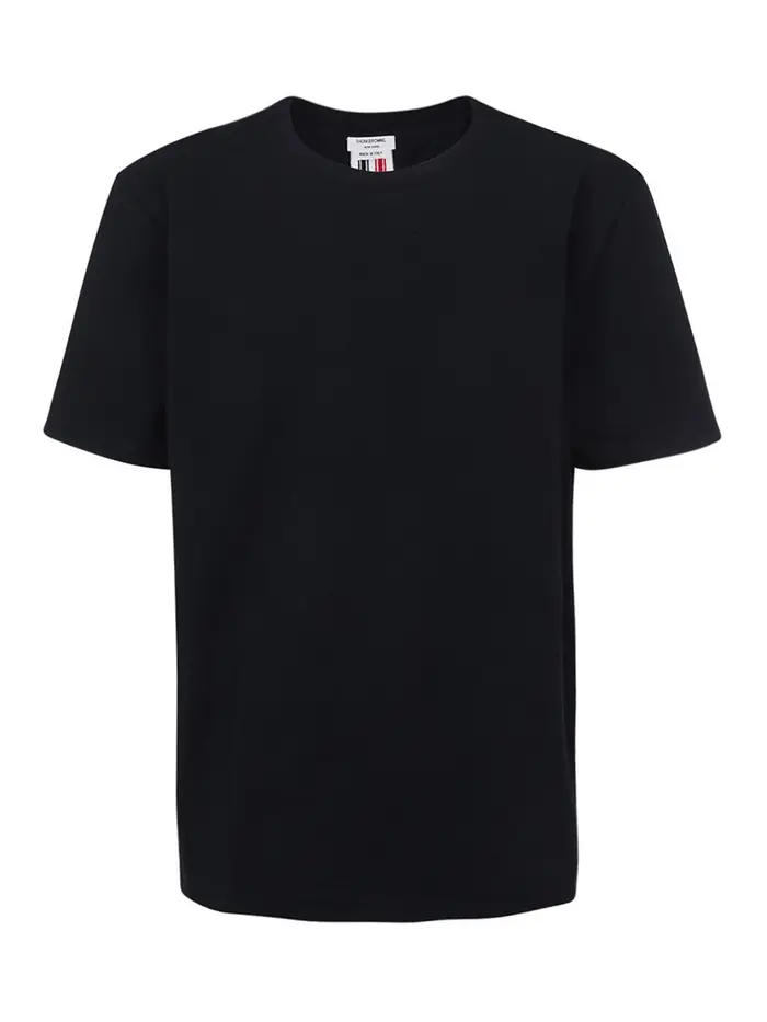 Thom Browne T-shirt con dettaglio a righe Blu scuro