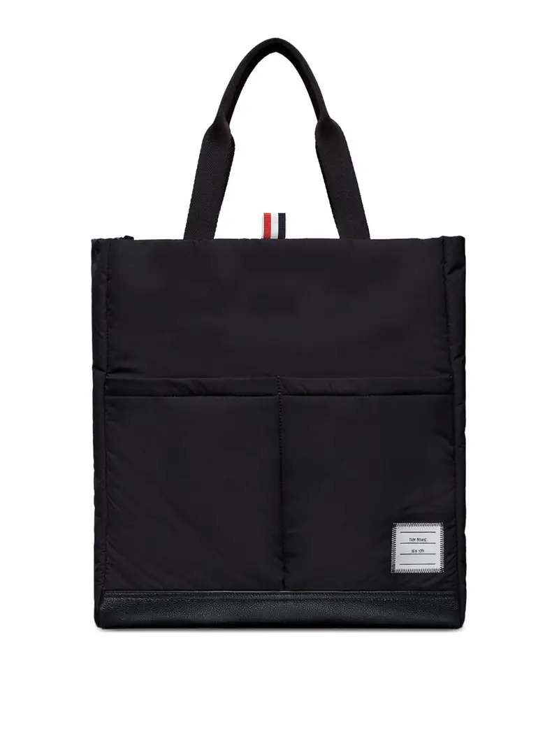 Thom Browne Tote borse a piÃ¹ tasca Nero