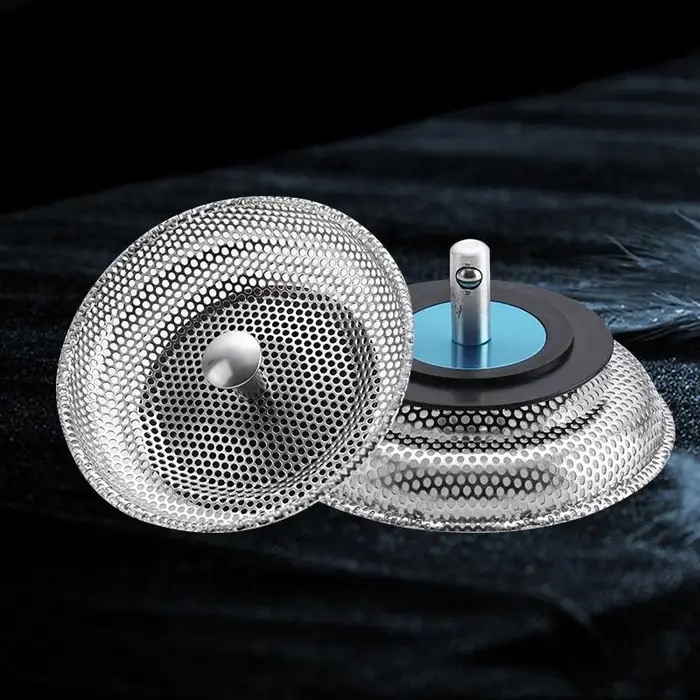 Tappo raccogli-capelli in acciaio inox per piscina, vasca da bagno, filtro per lavello, tappo per scarico a pavimento, accessori per cucina e bagno