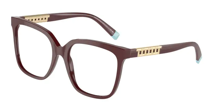 Tiffany Donna TF2227 8353 Montature da vista Acetato Bordeaux Squadrata