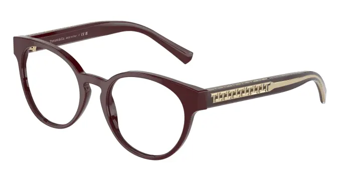 Tiffany Donna TF2250 8389 Montature da vista Acetato Viola Trasparente Pantos Normale