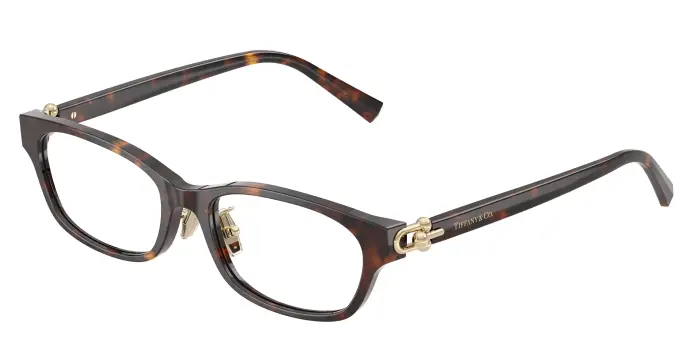 Tiffany Donna TF2291D 8015 Montature da vista Acetato Tartaruga Trasparente Pillow Normale