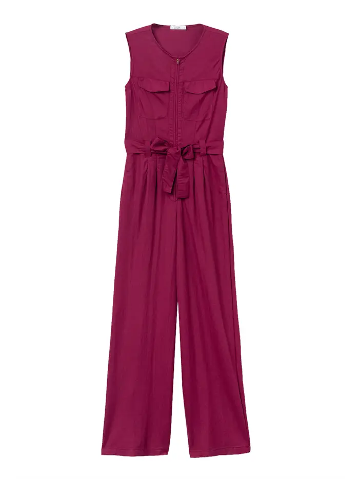 tiffosi jumpsuit flygon da donna - fuxia