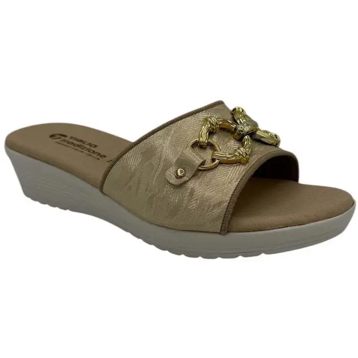 Tiglio Sandali con zeppa 3336 Beige