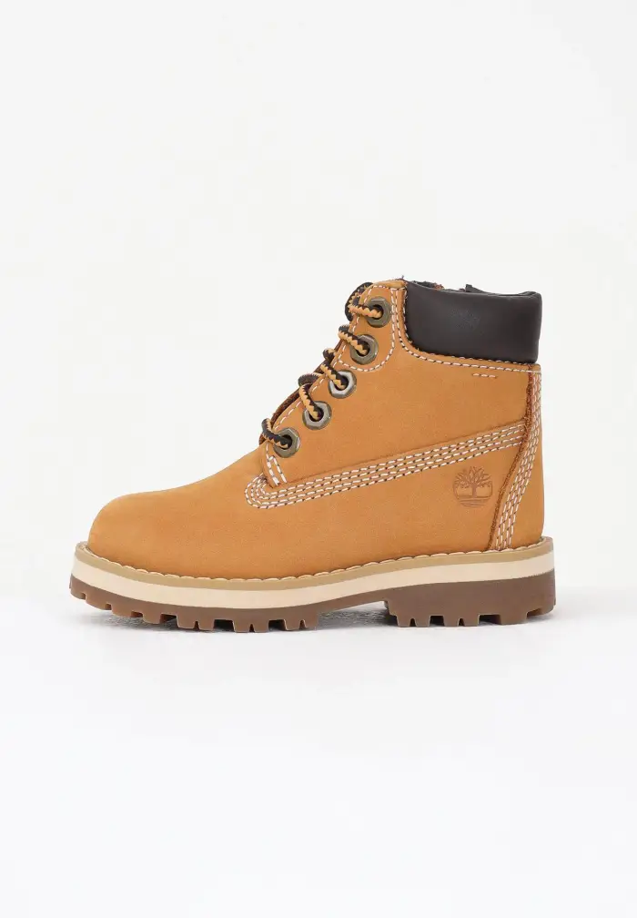 Anfibi Courma Kid beige per bambino e bambina