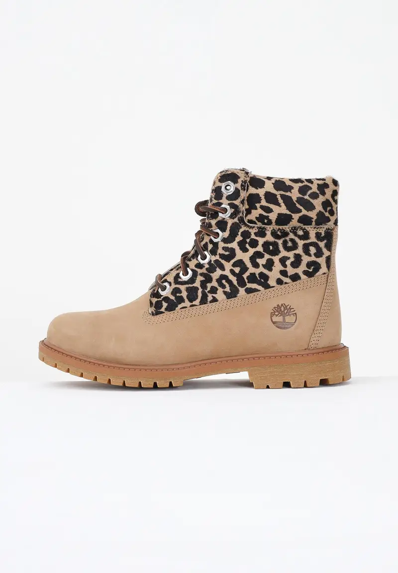 Timberland Anfibi Timberland® Premium 6-Inch beige e animalier da donna