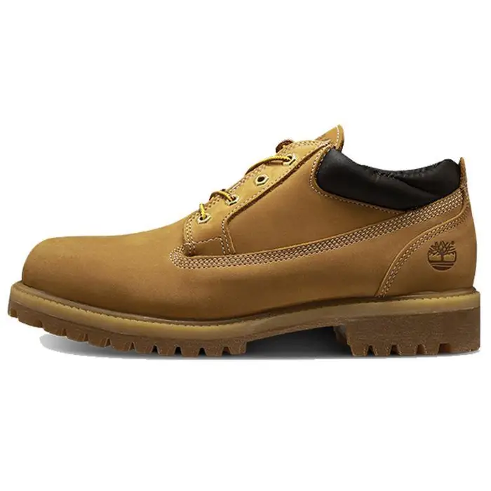 Chukka Outdoor Casual Impermeabile Classici Stivaletti alla Caviglia Calzata Ampia Stivali da Uomo Giallo 73538W 43