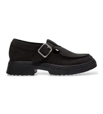 per donna TB0A5MY9EK41 Sneakers in Pelle con fibbia Cambria Valley nero (42 W), Basso, Camoscio, Casual