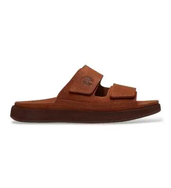 per uomo TB0A2755ES41 Sandali in Pelle Casco Cove marrone (46), Basso, Nessuno, Casual
