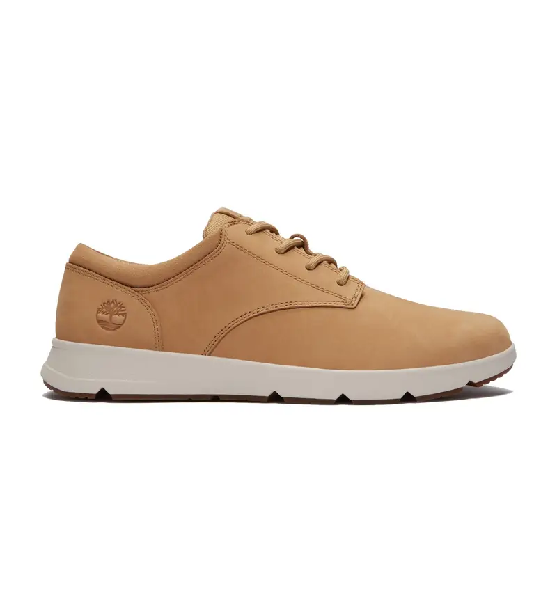 Timberland per uomo TB0A6C8EEN31 Sneakers in pelle beige Parker Street, Basso, Stringhe, Casual