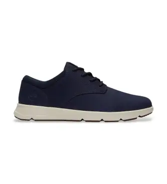 per uomo TB0A6C8EEP21 Scarpe da ginnastica blu Parker Street (46), Pelle, Basso, Stringhe, Casual, Navy