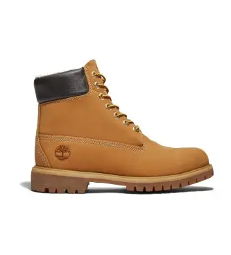 Timberland per uomo TB1A2E312311 Stivali in pelle impermeabili gialli premium da 6 pollici con chiusura con lacci (43 5 W), Basso, Stringhe