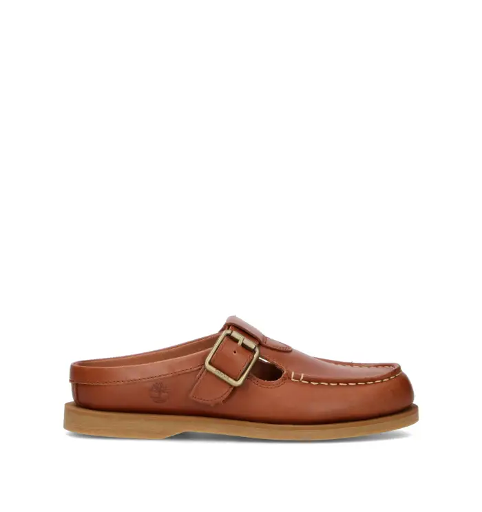 TIMBERLAND Sabot donna marrone in pelle Vario
