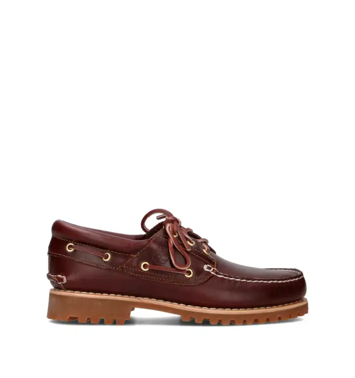 TIMBERLAND Scarpa barca uomo burgundy in pelle Vario