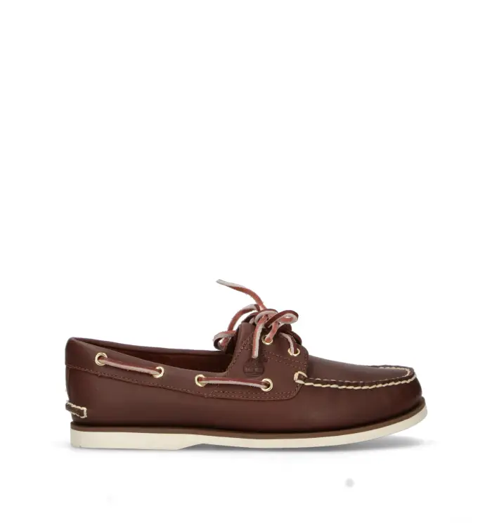 Scarpa barca uomo marrone in pelle Vario