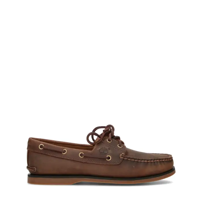 TIMBERLAND Scarpa barca uomo marrone in pelle Vario