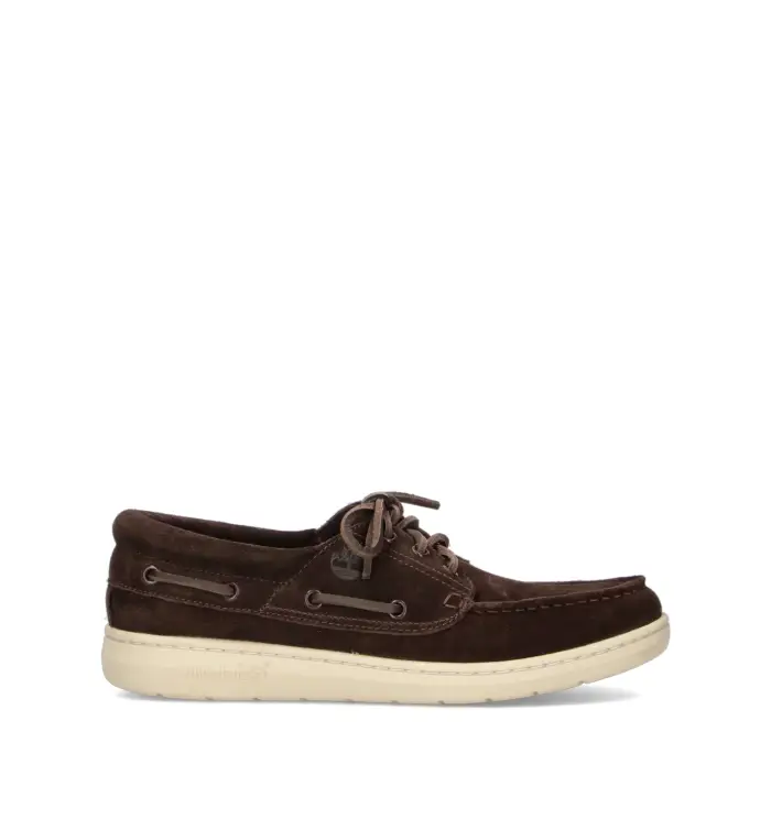 TIMBERLAND Scarpa barca uomo marrone in suede Vario