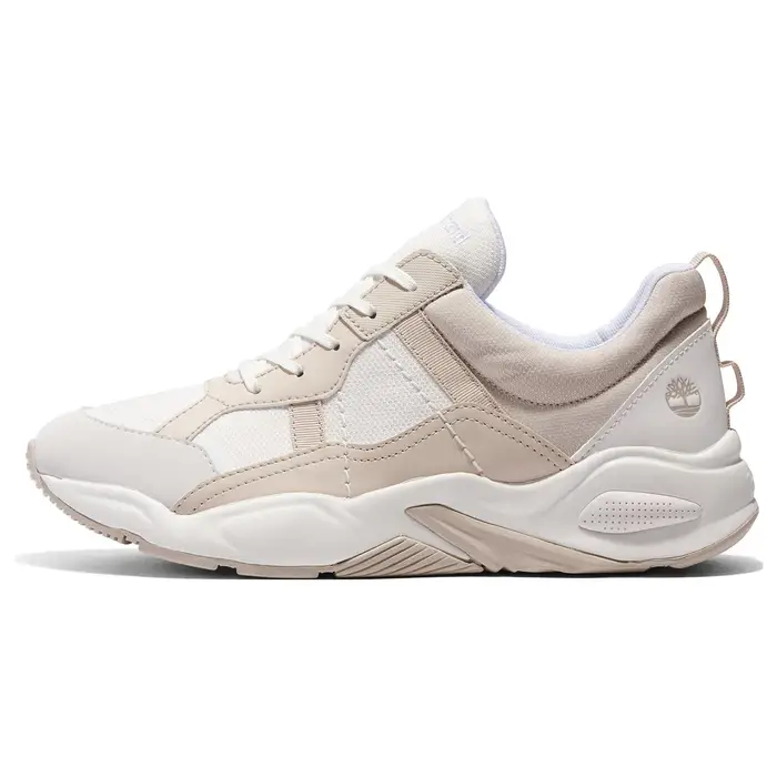 Scarpe Sportive Casual Timberland Delphiville in Pelle Tessuto Rete da Donna Sneakers Bianche A42HQL77 39