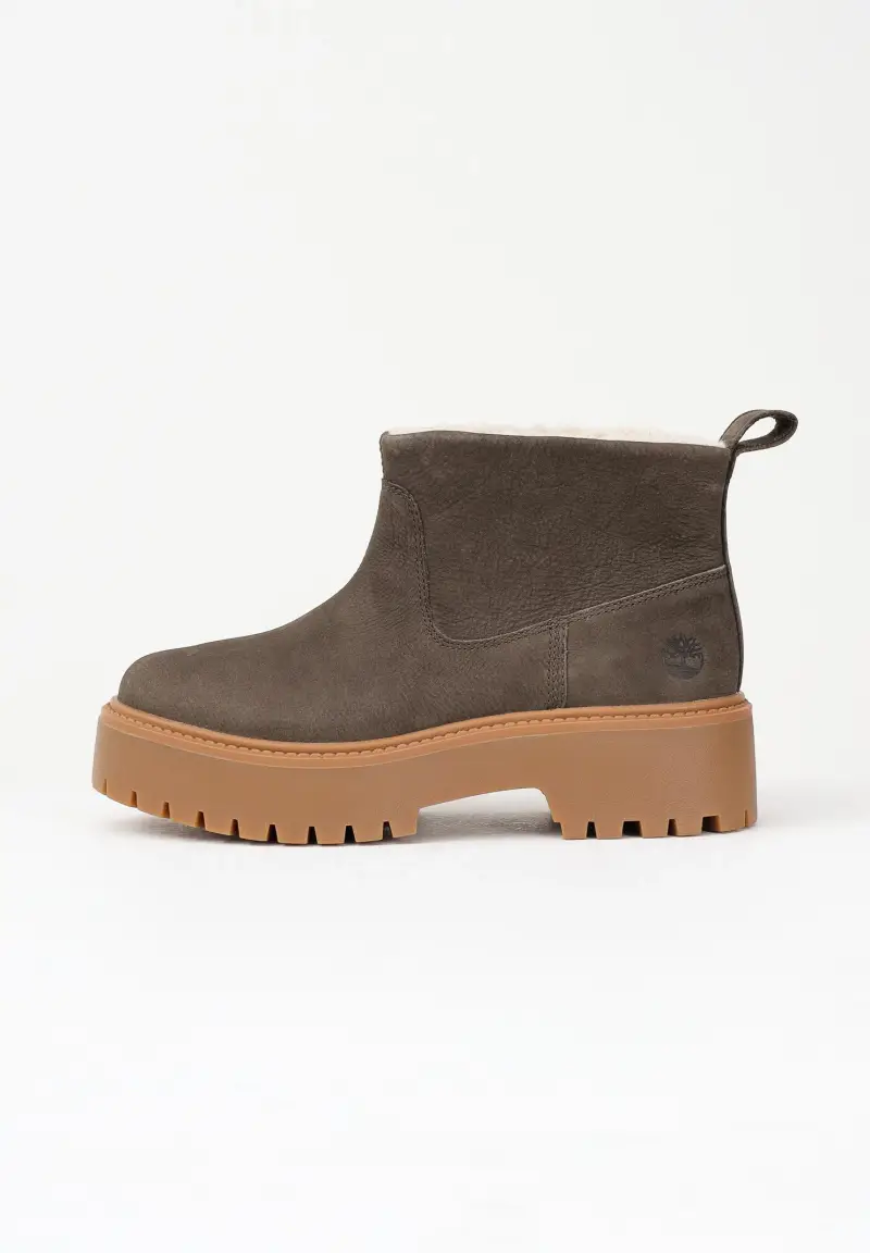 Timberland Stivaletti foderati con Plateau Stone Street marroni da donna