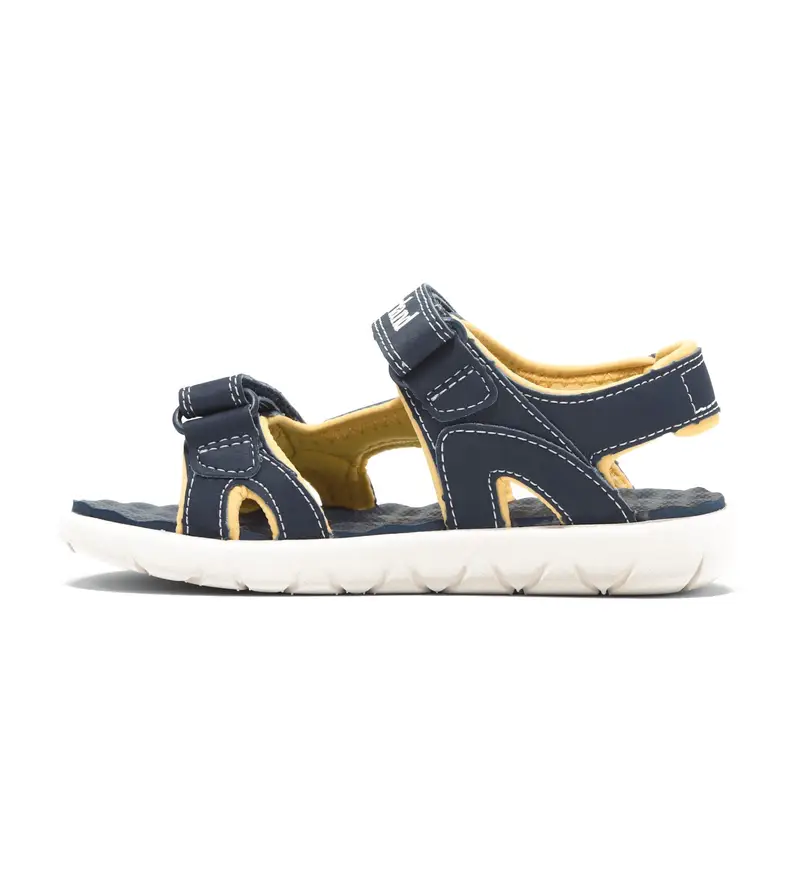 Timberland unisex per bambino TB0A1QXN0191 Sandali blu navy Perkins Row, Basso, Velcro, Casual, moda per bambini