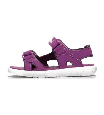 Timberland unisex per bambino TB0A43EAETQ1 Sandali lilla di Perkins Row, Basso, Velcro, Casual, moda per bambini
