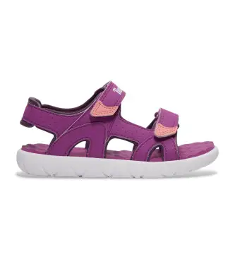 unisex per bambino TB0A5M3NETQ1 Sandali lilla a doppio cinturino Perkins Row (38), Basso, Velcro, Casual, moda per bambini Pelle