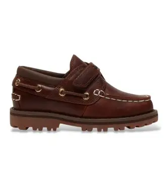 unisex per bambino TB0A5P7AEM61 Nautica in Pelle Authentic marrone (27), Basso, Nessuno, Casual, moda per bambini