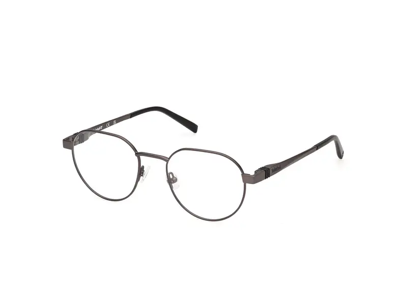 Timberland Uomo TB50028 7 Montature da vista Metallo Grigio Rotonda Normale