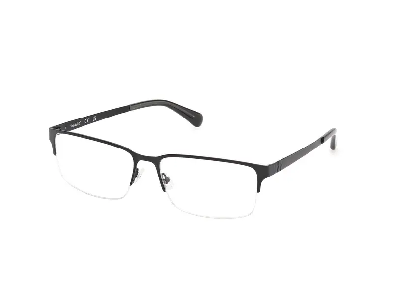 Timberland Uomo TB50037 2 Montature da vista Metallo Nero Squadrata Normale