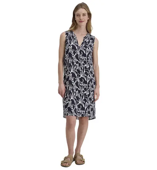 Timezone Printed Sleeveless Dress W - abito - donna Blue