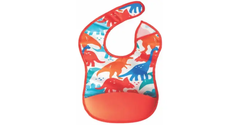 Tiny twinkle Bib Red Dino bavaglino