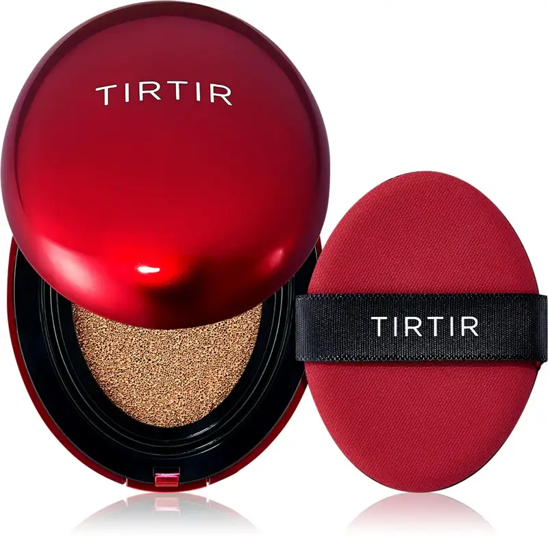 Tirtir Mask Fit Red Cushion fondotinta cushion lunga tenuta ad alta protezione UV colore 28N Oat 18 g