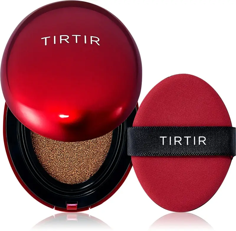 Tirtir Mask Fit Red Cushion fondotinta cushion lunga tenuta ad alta protezione UV colore 45N Saddle Brown 18 g