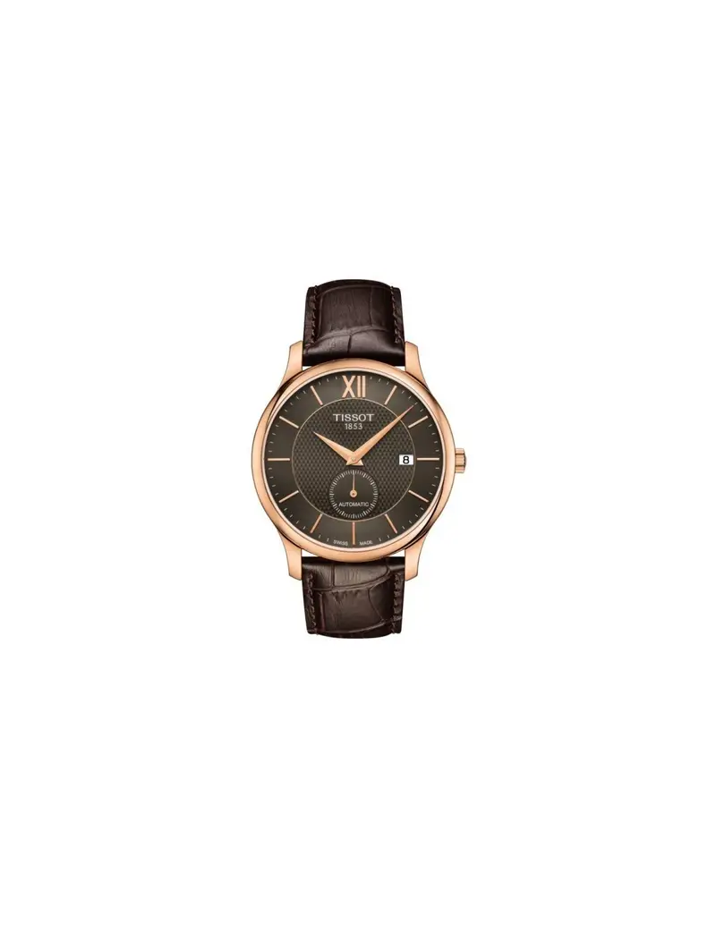 Tissot Orologio TRADITION Gent Automatic Brown Leather - T0634283606800